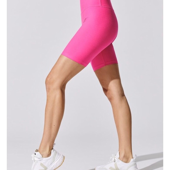 pink yoga bike shorts